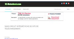Desktop Screenshot of fr.ic-datasheet.com