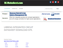 Tablet Screenshot of ph.ic-datasheet.com