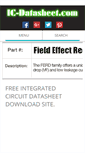 Mobile Screenshot of ic-datasheet.com