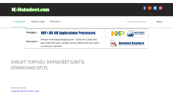Desktop Screenshot of id.ic-datasheet.com
