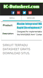 Mobile Screenshot of id.ic-datasheet.com