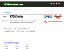 Tablet Screenshot of de.ic-datasheet.com