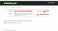 Desktop Screenshot of es.ic-datasheet.com
